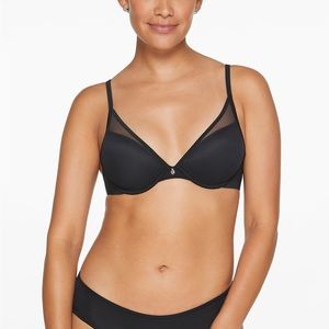 Third Love 24/7® Classic Uplift Plunge Bra size 32E Black smoothing side & back
